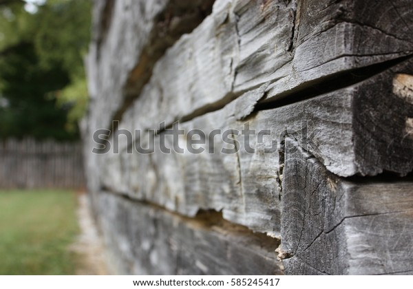 Log Cabin Siding Stock Photo Edit Now 585245417