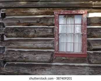 Log Cabin Window Sill