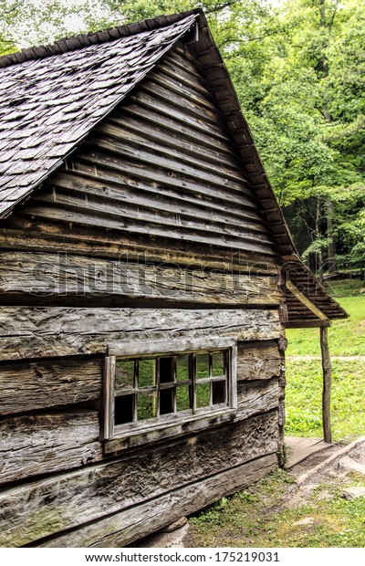 Log Cabin Woods Noah Bud Ogle Stock Image Download Now