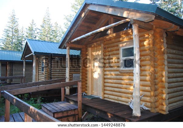 Log Cabins Alaska Kenai Fjords Stock Photo Edit Now 1449248876