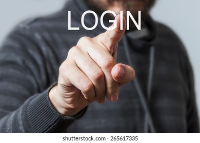 Log in Concept