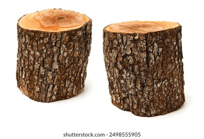 log isolated on a white background - Powered by Shutterstock