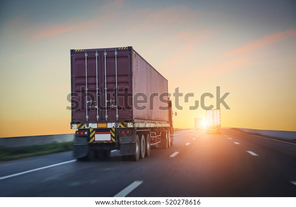Logistic by Container truck\
