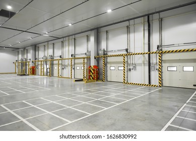 Logistic Distribution Center Inside Warehouse