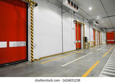 Logistic Distribution Center Inside Warehouse