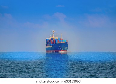 Logistics Import Export Background Container Cargo Stock Photo ...