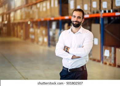 Logistics Manager Warehouse Portrait