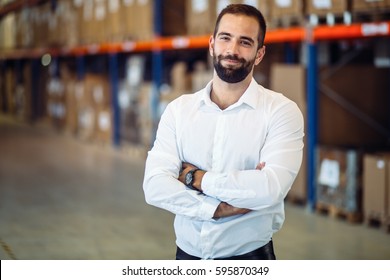 Logistics Manager Warehouse Portrait