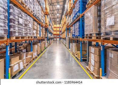 Logistics Warehouse Interior