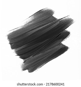 Logo black brush stroke acrylic paint background. Creative graphic art abstract design for headline and sale banner.  - Shutterstock ID 2178600241
