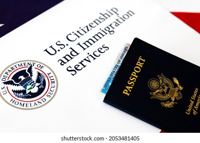 Logo U.S. Citizenship And Immigration Services Passport