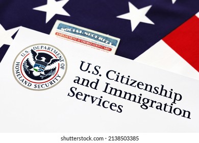 Logo U.S. Citizenship And Immigration Services Social Security