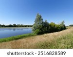 Loire river bank in Centre -Val-de-Loire region 