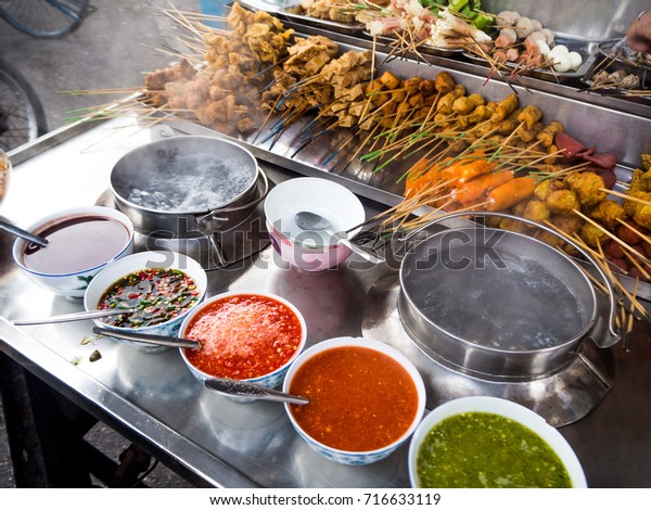 Lok Lok Snack Foods Penang Malaysia Stock Photo Edit Now 716633119