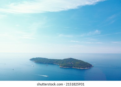 Lokrum Island In Adriatic Sea Near Dubrovnik Croatia 