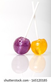 lollipops with reflection