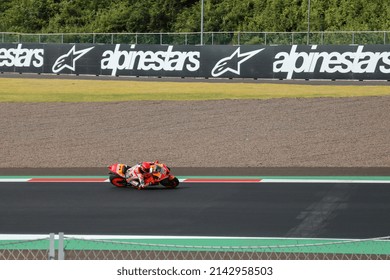 Lombok, Indonesia- March 20, 2022 :  Marc Márquez At Moto GP Pertamina Mandalika Grand Prix At Mandalika Circuit 