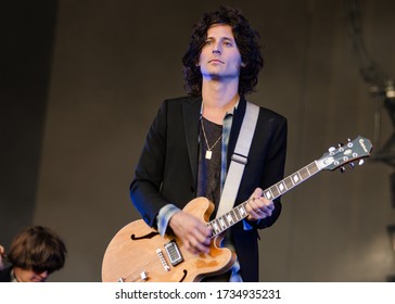 London, 18th June 2015: The Strokes Live At BST Hyde Park - Nick Valensi