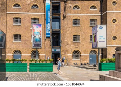 London. 23 May 2019. The Museum Of London Docklands,in Canary Wharf In London