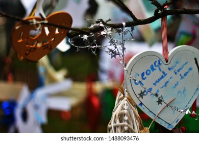 LONDON - 25 FEBRUARY 2017: A Memorial To George Michael, Highgate Village