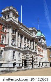 London Admiralty House. One Of Whitehall Government Buildings In London UK.