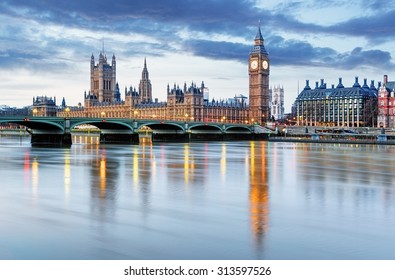 London - Big Ben And Houses Of Parliament, UK