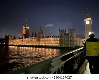 London Big Ben Thames Night