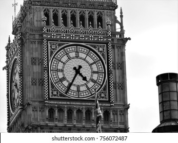 London Black White Big Ben Stock Photo (Edit Now) 756072487