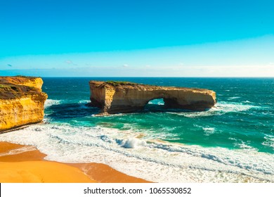 The London Bridge Rock Formation, Great Ocean Road, Victoria, Australia