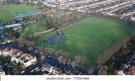 London Broomfield Park Open Space Flyover 