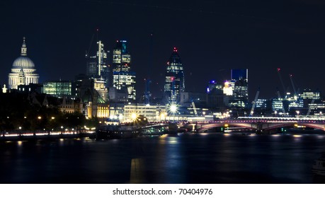 London Skyline Night High Res Stock Images Shutterstock