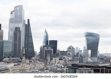 London, Central London, United Kingdom. The View Of London Skyline 06/01/2020