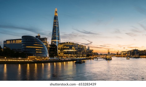 London City Hall At Sunset, London, Uk