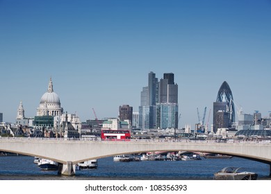 London City Skyline With St Pauls Cathedral