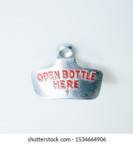 London, England, 18/10/19 Retro Or Vintage Starr Wall Mounted Bottle Opener For A Pub, Bar, Man Cave, Shed. Alcoholics Using The Cast Iron To Feed Addiction. Reduce Waste Bottle Caps Falling In Bin 