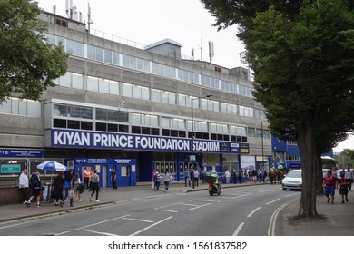 LONDON, ENGLAND - AUGUST 28, 2019: Exterior View Of Kiyan Prince Foundation Stadium In London, England