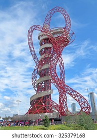 LONDON, ENGLAND - August 3, 2012 - The ArcelorMittal Orbit At London Olympic Park For The Summer 2012 Olympics