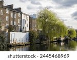 London England Canal, Camden Road, Camden Market, Camden Locks, Canals of London, Spring Season, Water Reflections, English Architecture