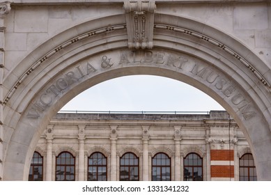 London, England - Feb 2019. View Of The Henry Cole Wing At The Victoria & Albert Museum, South Kensington, London.