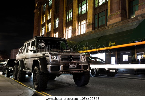 London England February 2018 Mercedesbenz G63 Stock Photo