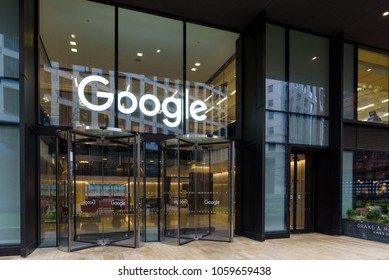 https www shutterstock com image photo london england january 2018 google headquarters 1059659438