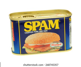 London, England - July 30, 2008: Tin Of Spam Meat