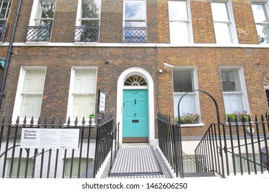 LONDON ENGLAND - JUNE 3, 2019: Charles Dickens Museum London UK