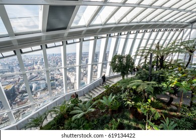 London,  England - March 07,  2017, Sky Garden, London City