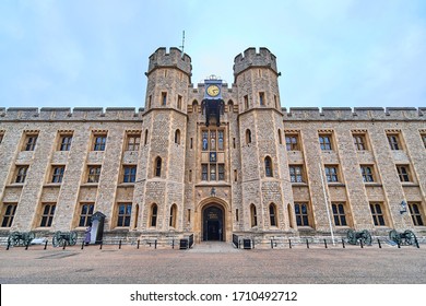 London, England - March 18 2020: Tower Of London Jewel House