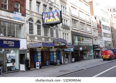 London, England, March 4th 2019: The Vaudeville Theatre in London