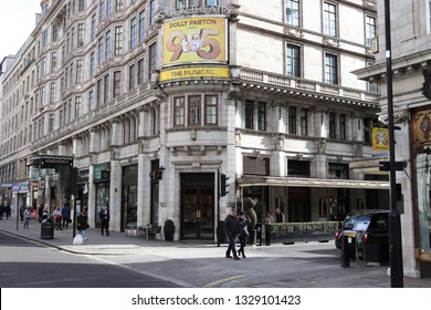 London, England, March 4th 2019: The Savoy Theatre In London