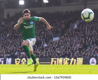 LONDON, ENGLAND - MARCH 9, 2019: Alireza Jahanbakhsh Of Brighton Pictured During The 2018/19 Premier League Game Between Crystal Palace FC And Brighton & Hove Albin FC At Selhurst Park.