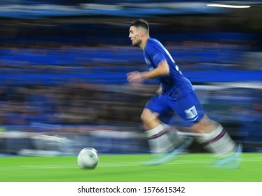 LONDON, ENGLAND - NOVEMBER 5, 2019: Mateo Kovacic of Chelsea pictured during the 2019/20 UEFA Champions League Group H game between Chelsea FC (England) and AFC Ajax (Netherlands) at Stamford Bridge.