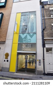 London; England - October 21 2021 : Royal Ballet School In The  Covent Garden District